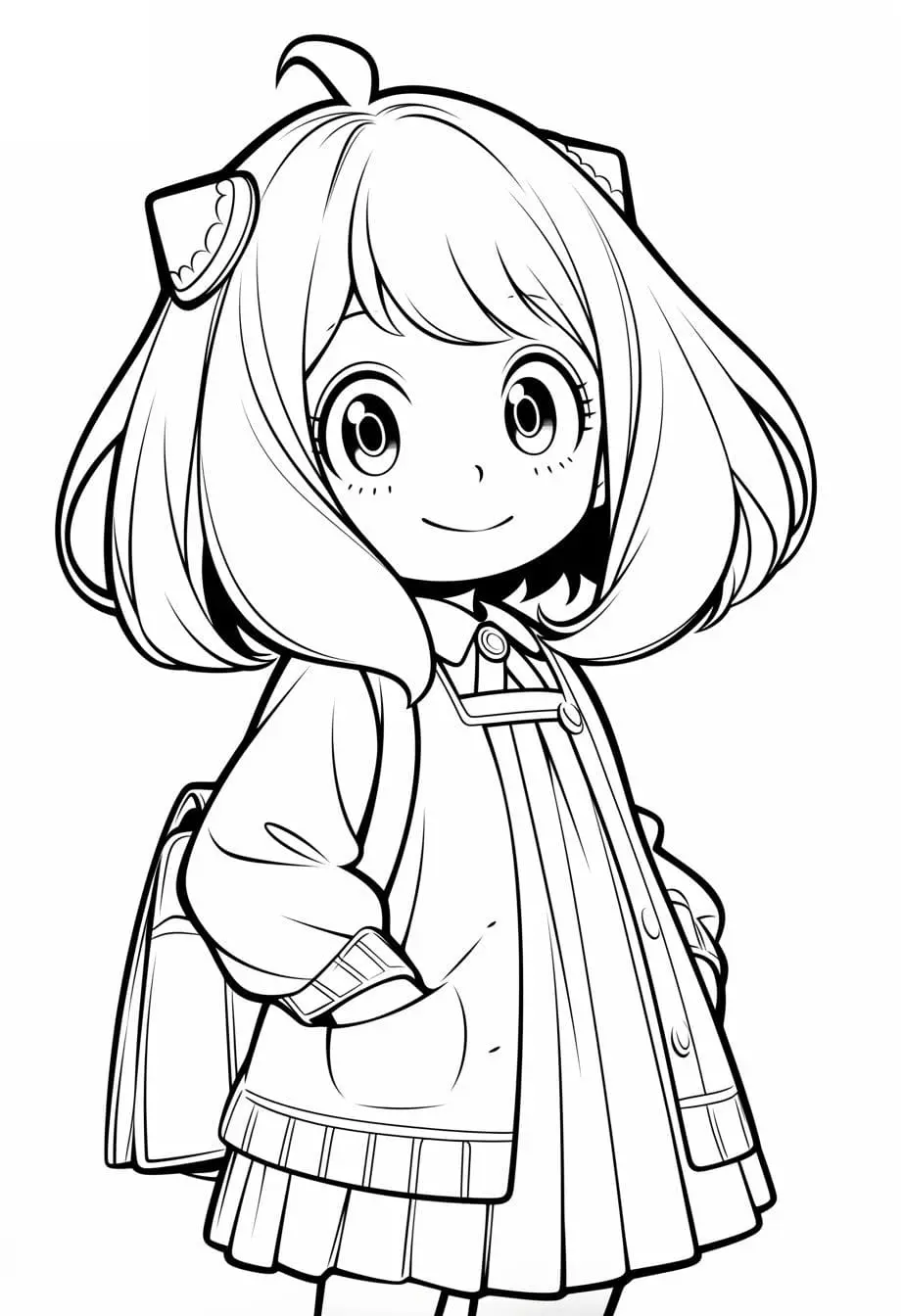 Anya Coloring Pages – 006