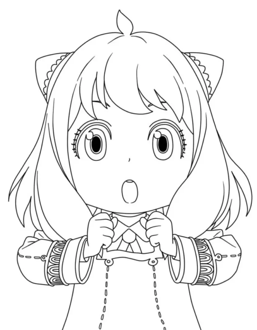 Anya Coloring Pages – 007