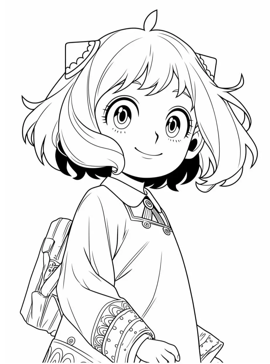 Anya Coloring Pages – 008
