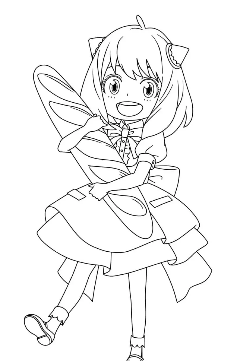 Anya Coloring Pages – 009