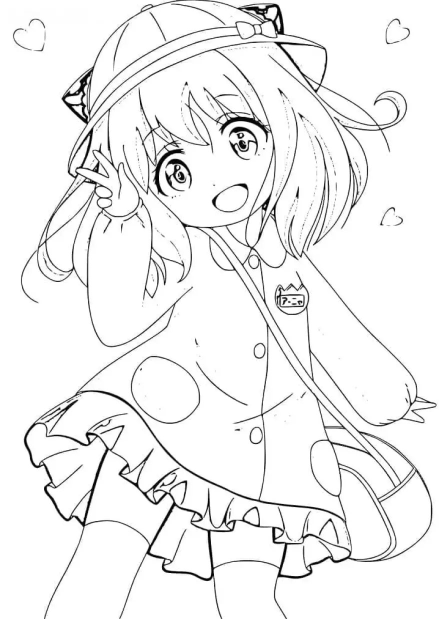 Anya Coloring Pages – 010