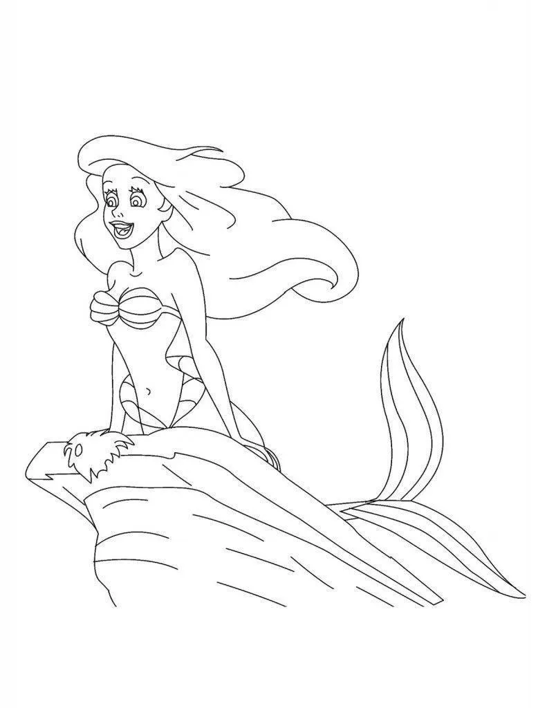 Ariel Coloring Pages – 014