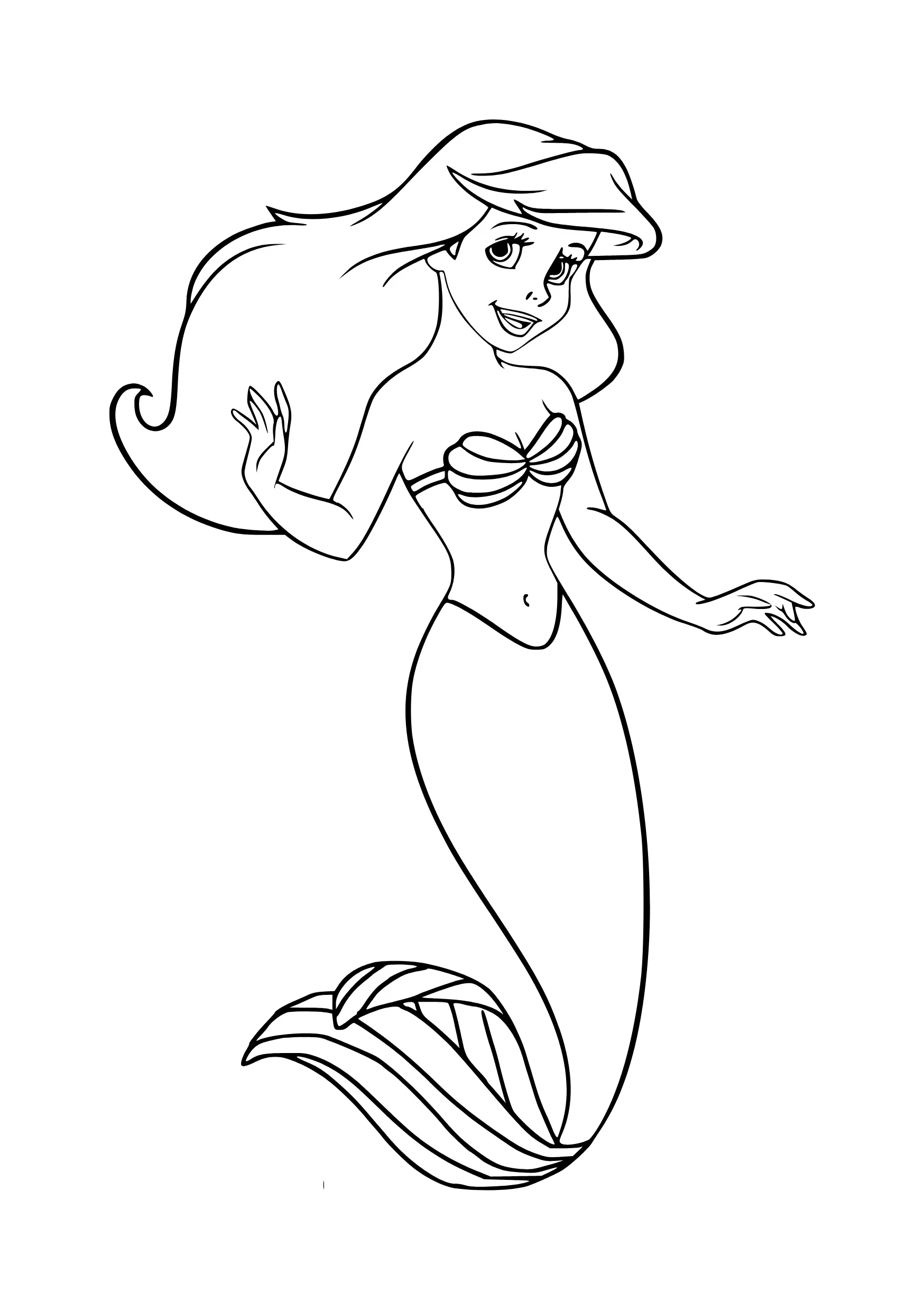 Ariel Coloring Pages – 030