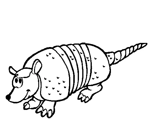 Armadillo Coloring Pages – 003
