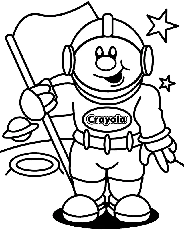 Astronauts Coloring Pages – 005