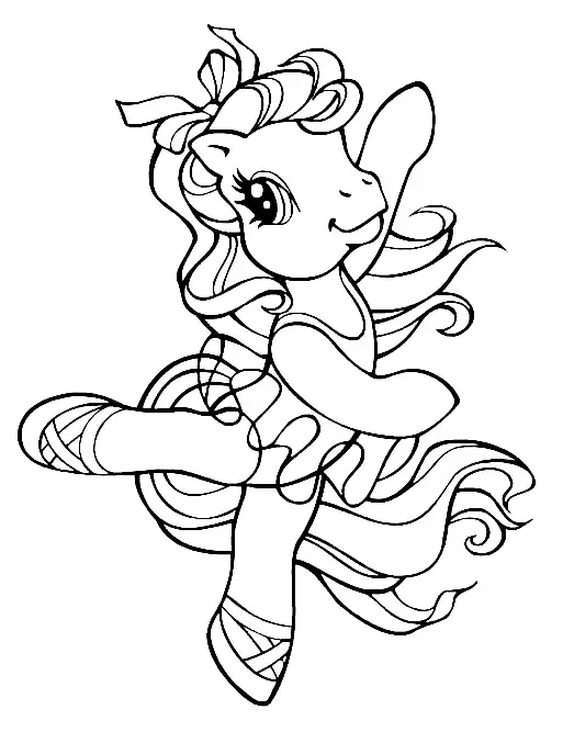 Ballerina Coloring Pages – 013