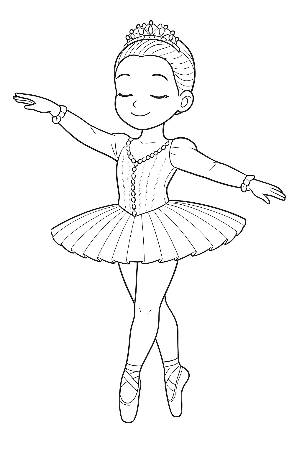Ballerina Coloring Pages – 018