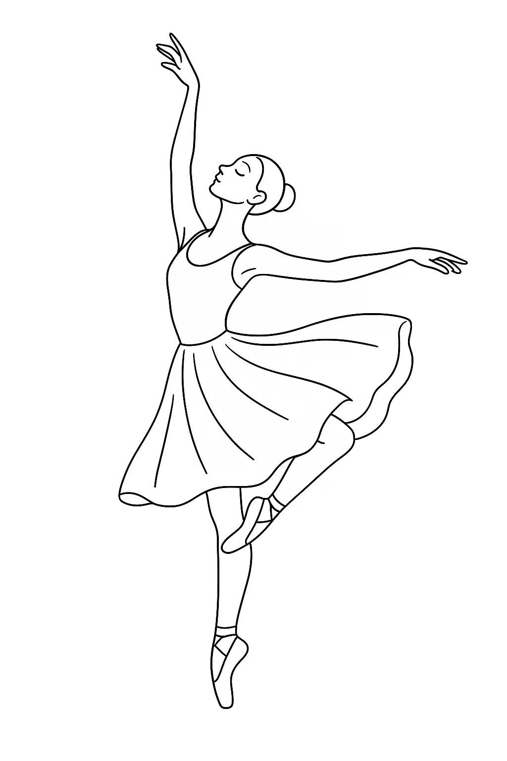 Ballerina Coloring Pages – 022