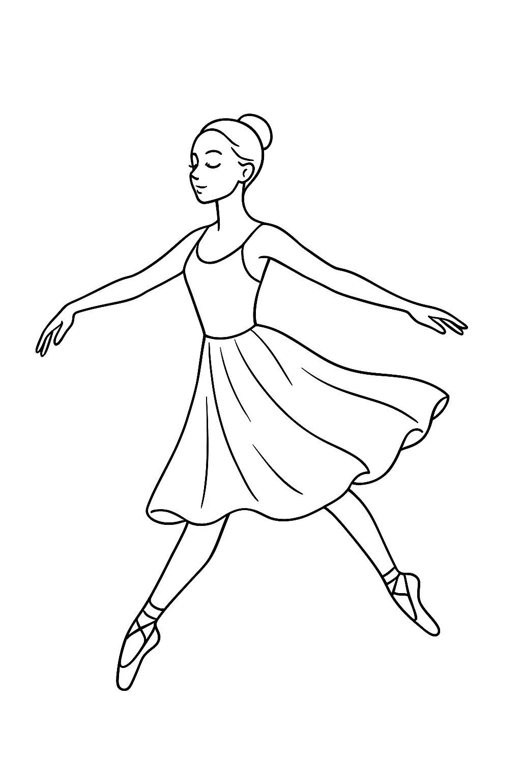 Ballerina Coloring Pages – 033