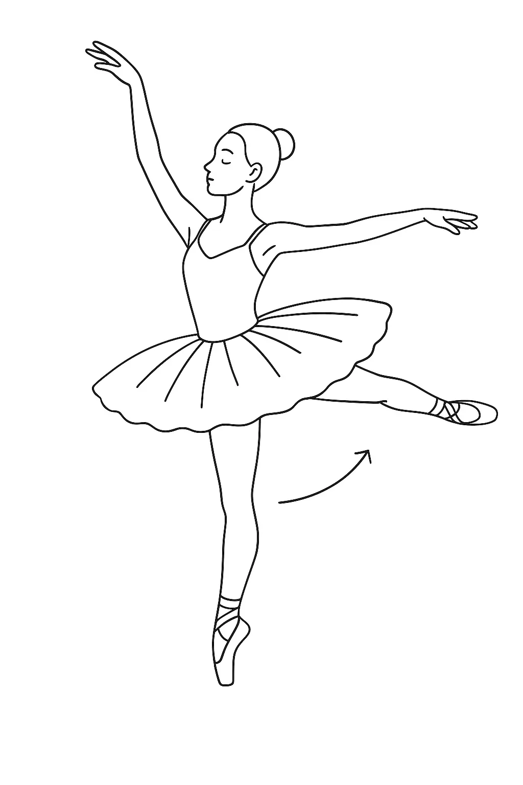 Ballerina Coloring Pages – 034