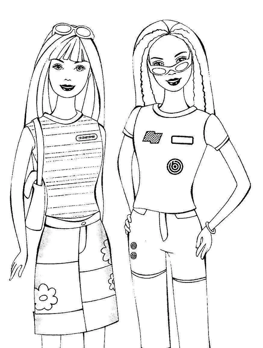Barbie Coloring Pages – 010