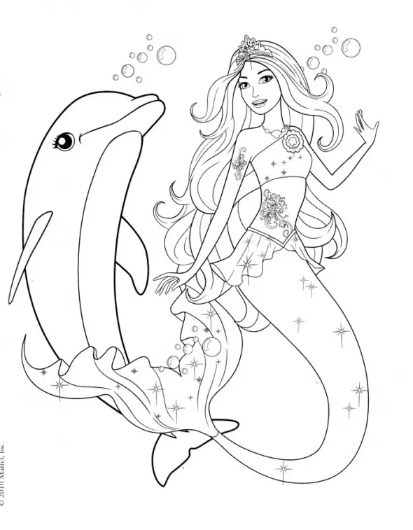 Barbie Coloring Pages – 026