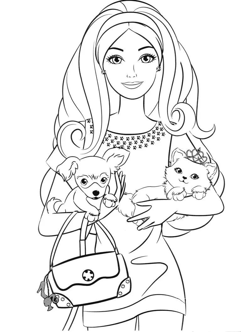 Barbie Coloring Pages – 035