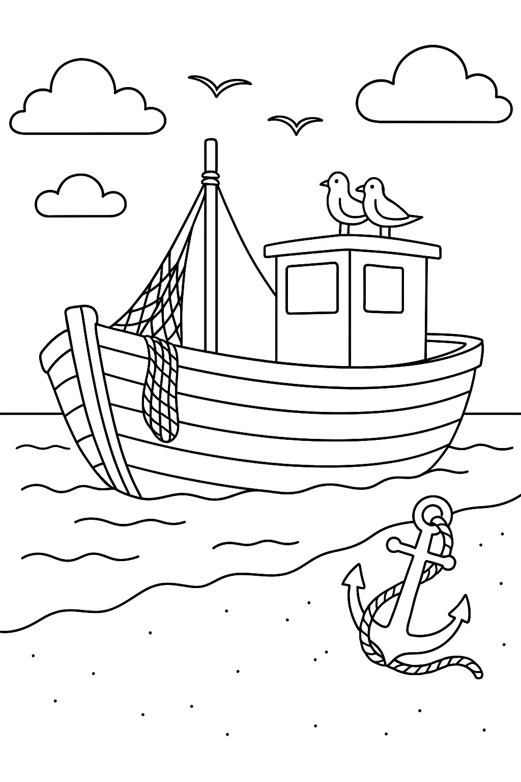 Beach Coloring Pages – 016