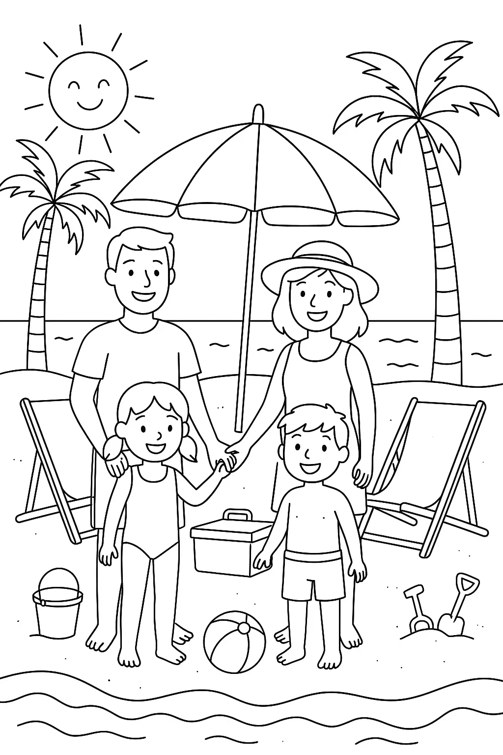Beach Coloring Pages – 020