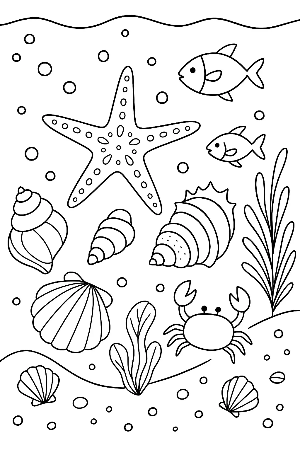 Beach Coloring Pages – 021