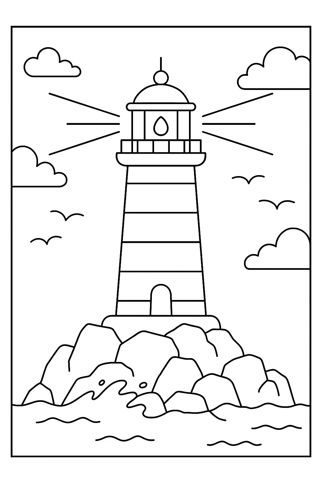 Beach Coloring Pages – 024