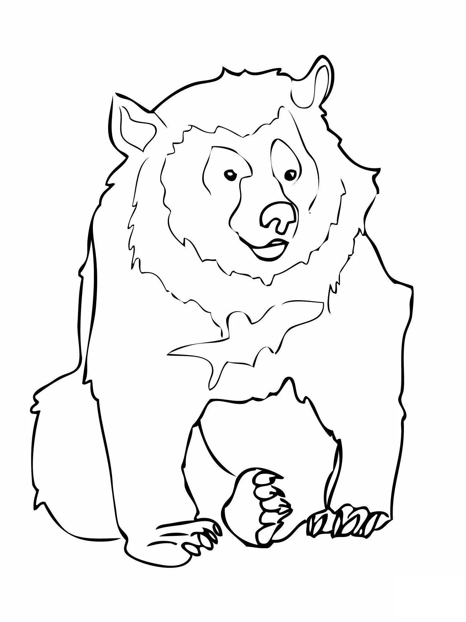 Bears Coloring Pages – 010