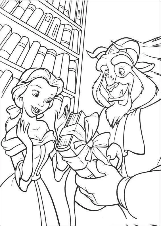 Beauty and the Beast Coloring Pages – 016