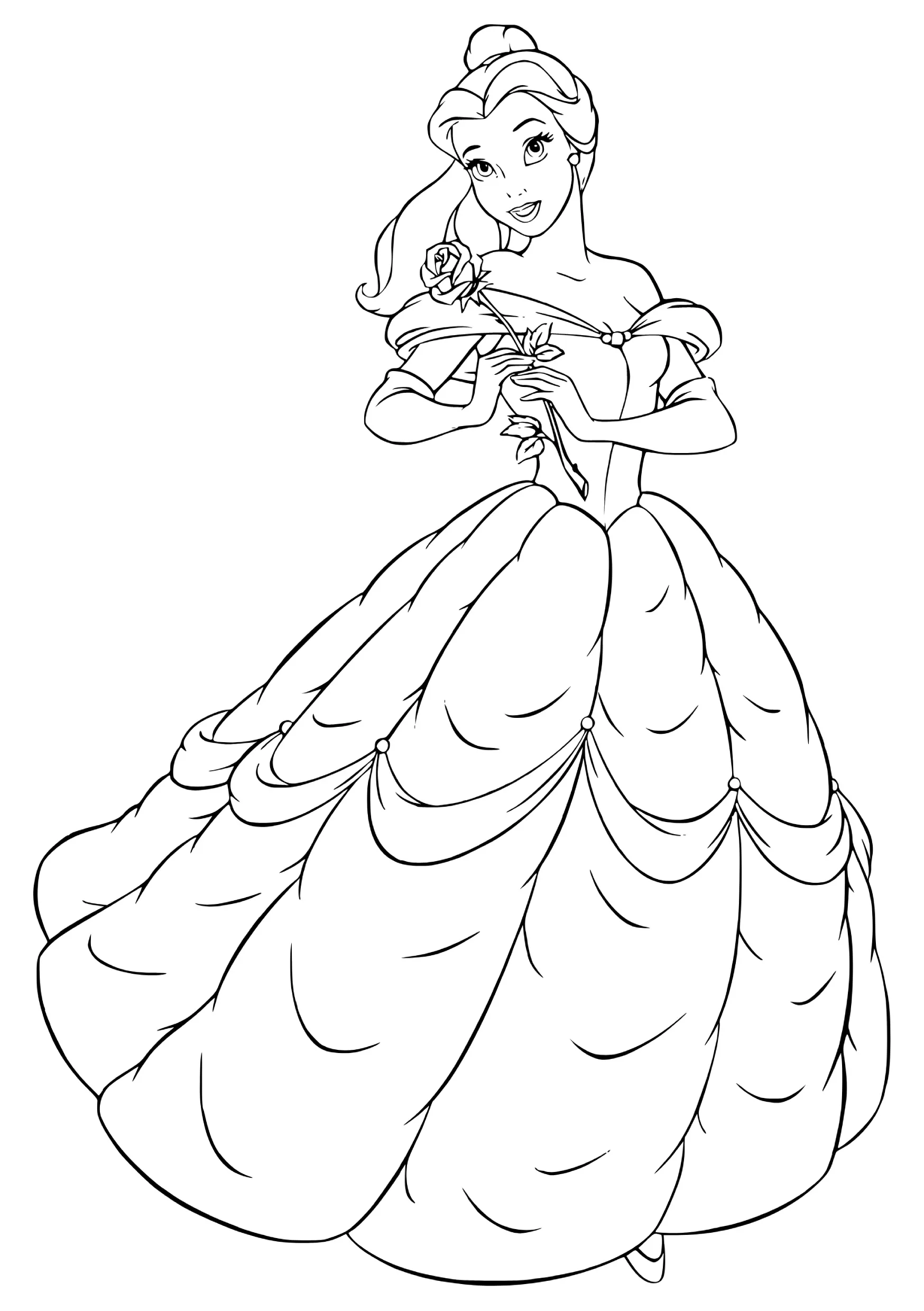 Beauty and the Beast Coloring Pages – 027