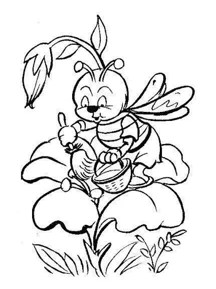 Bees Coloring Pages – 007