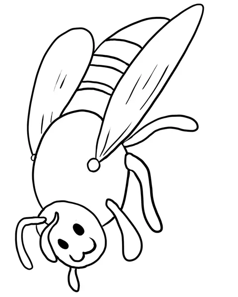 Bees Coloring Pages – 018