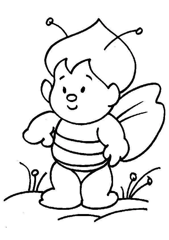 Bees Coloring Pages – 019