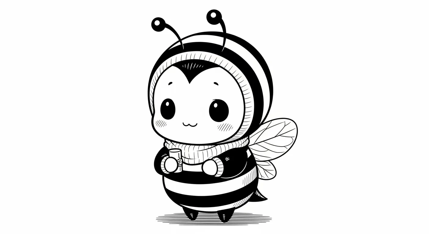 Bees Coloring Pages – 039