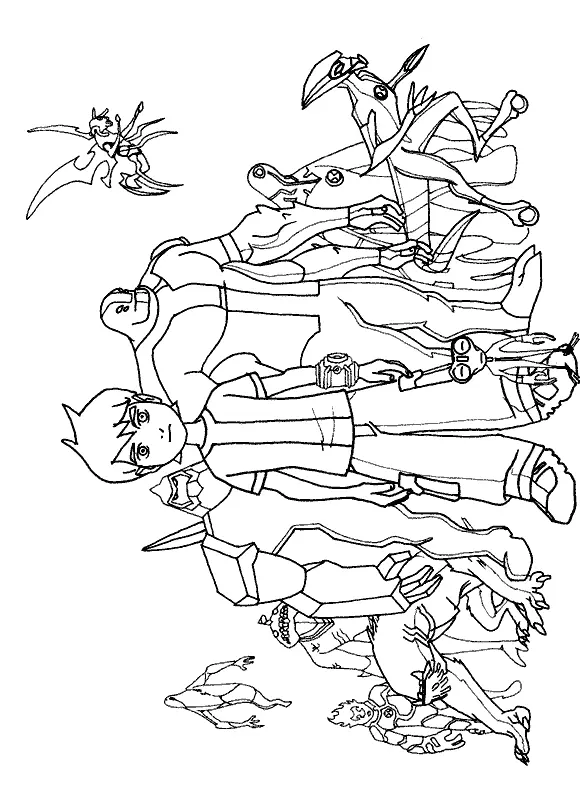 Ben 10 Coloring Pages – 005