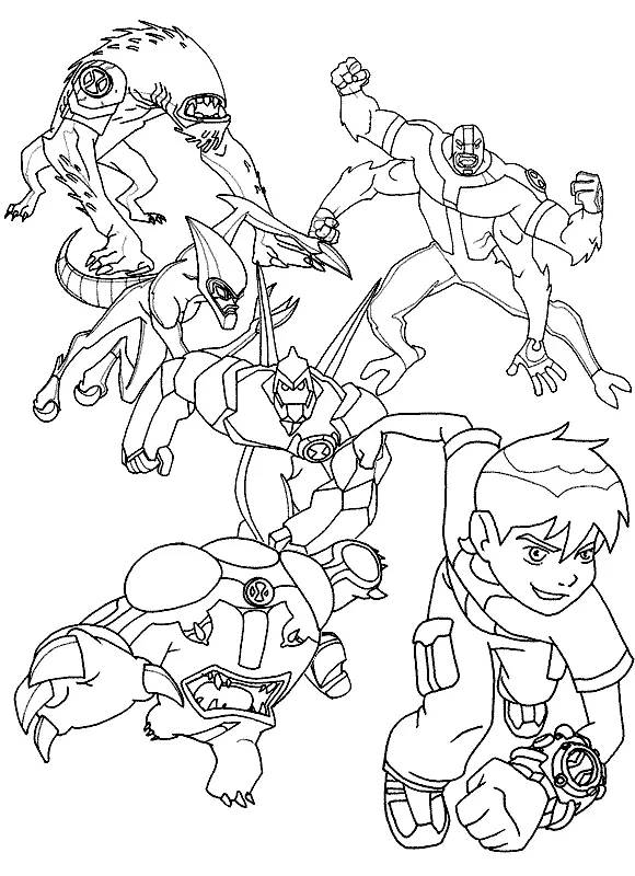 Ben 10 Coloring Pages – 015
