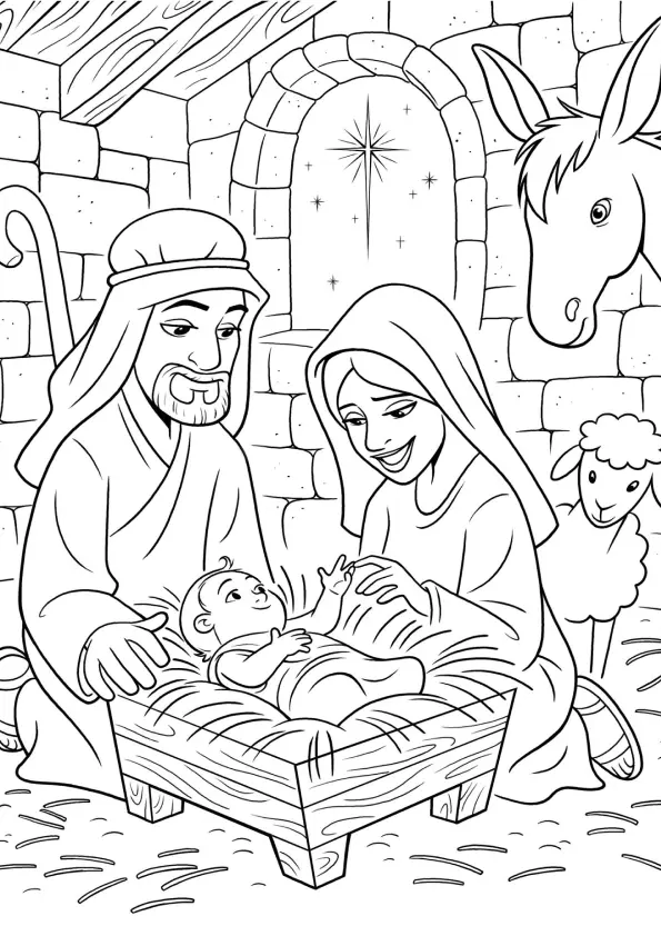 Biblical Coloring Pages – 010