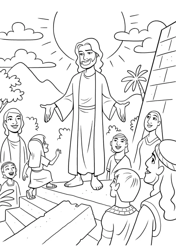Biblical Coloring Pages – 012