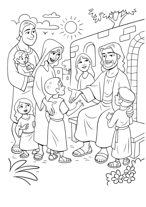 Biblical Coloring Pages – 013