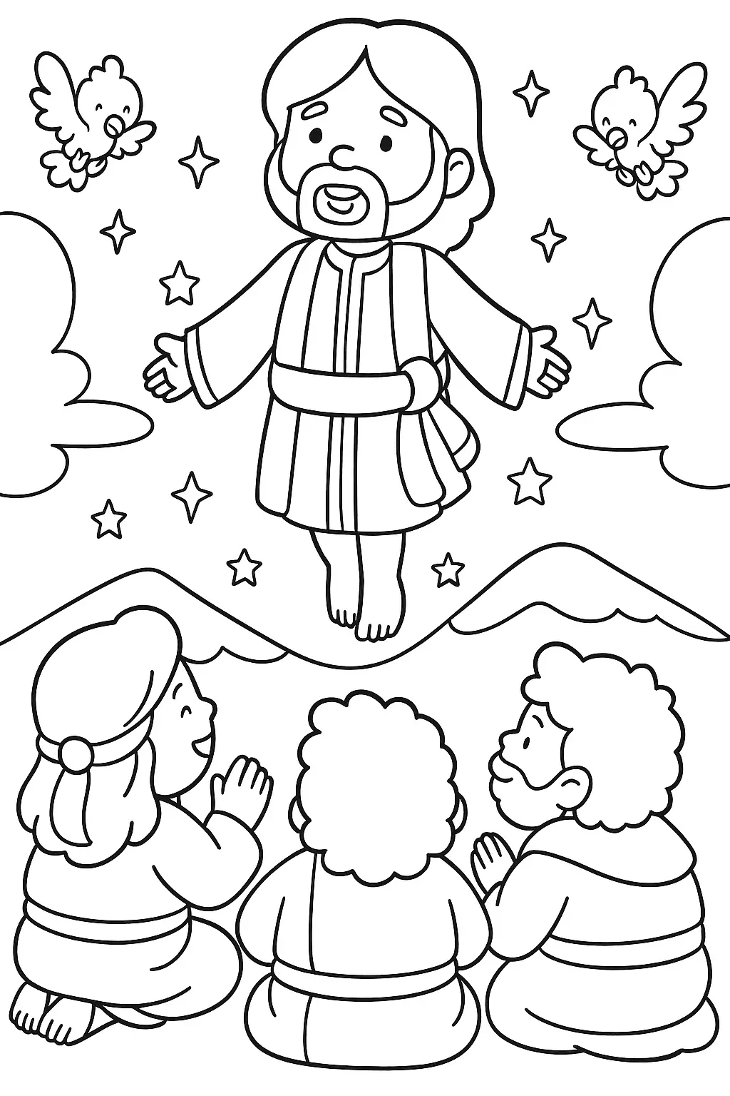 Biblical Coloring Pages – 034