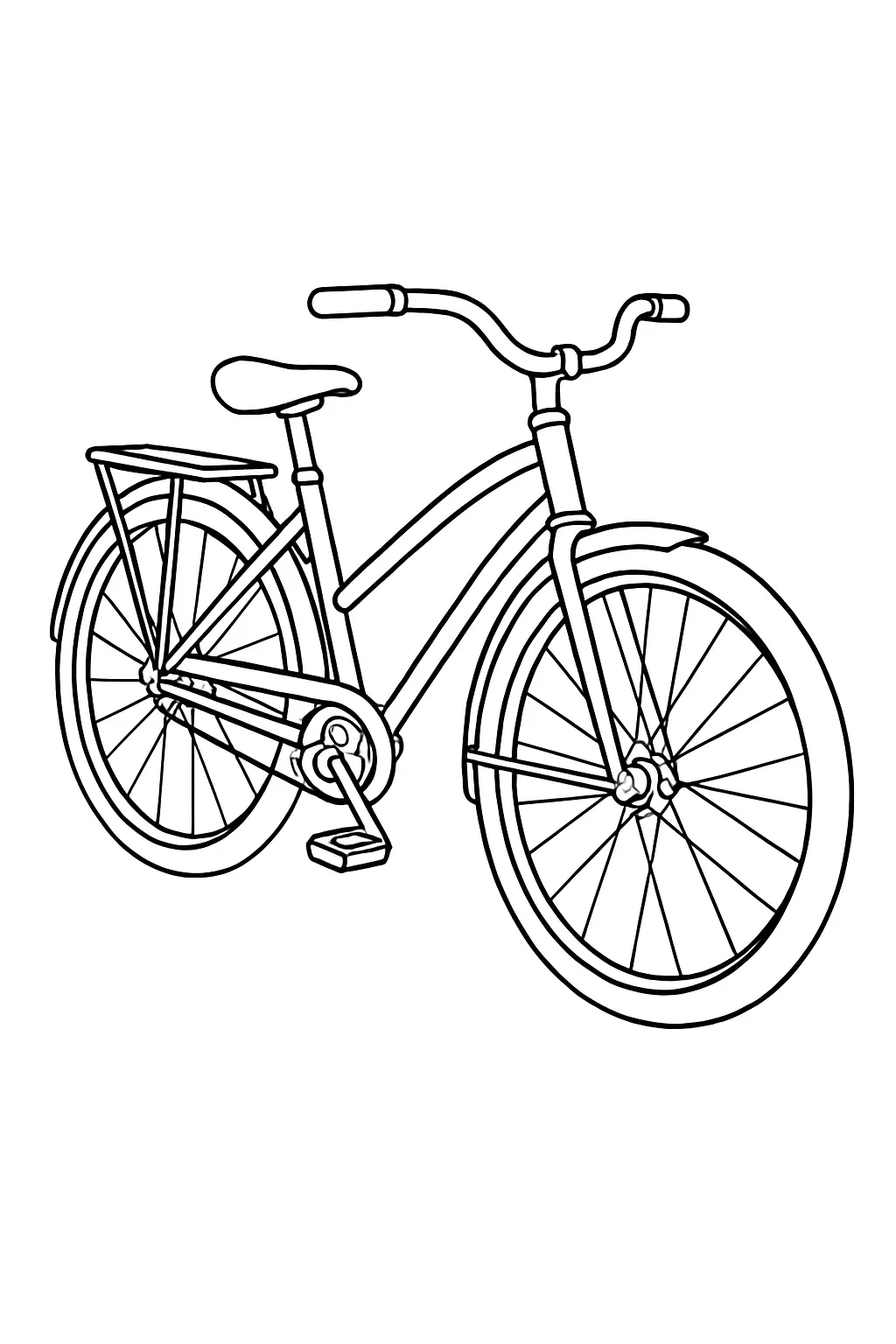 Bicycle Coloring Pages – 007