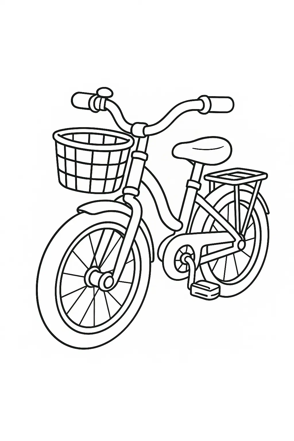 Bicycle Coloring Pages – 008