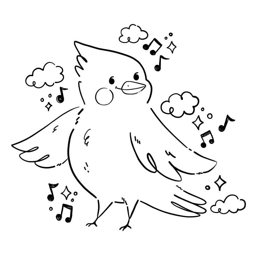 Birds Coloring Pages – 012