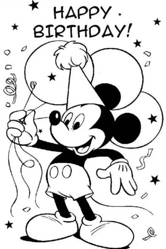 Birthday Coloring Pages – 003