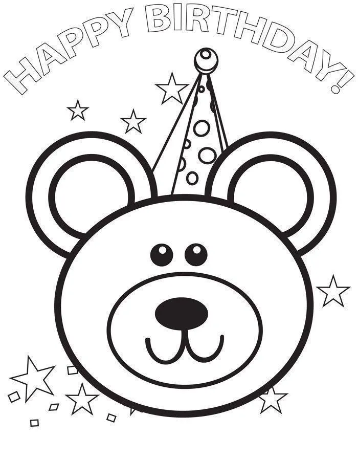 Birthday Coloring Pages – 008