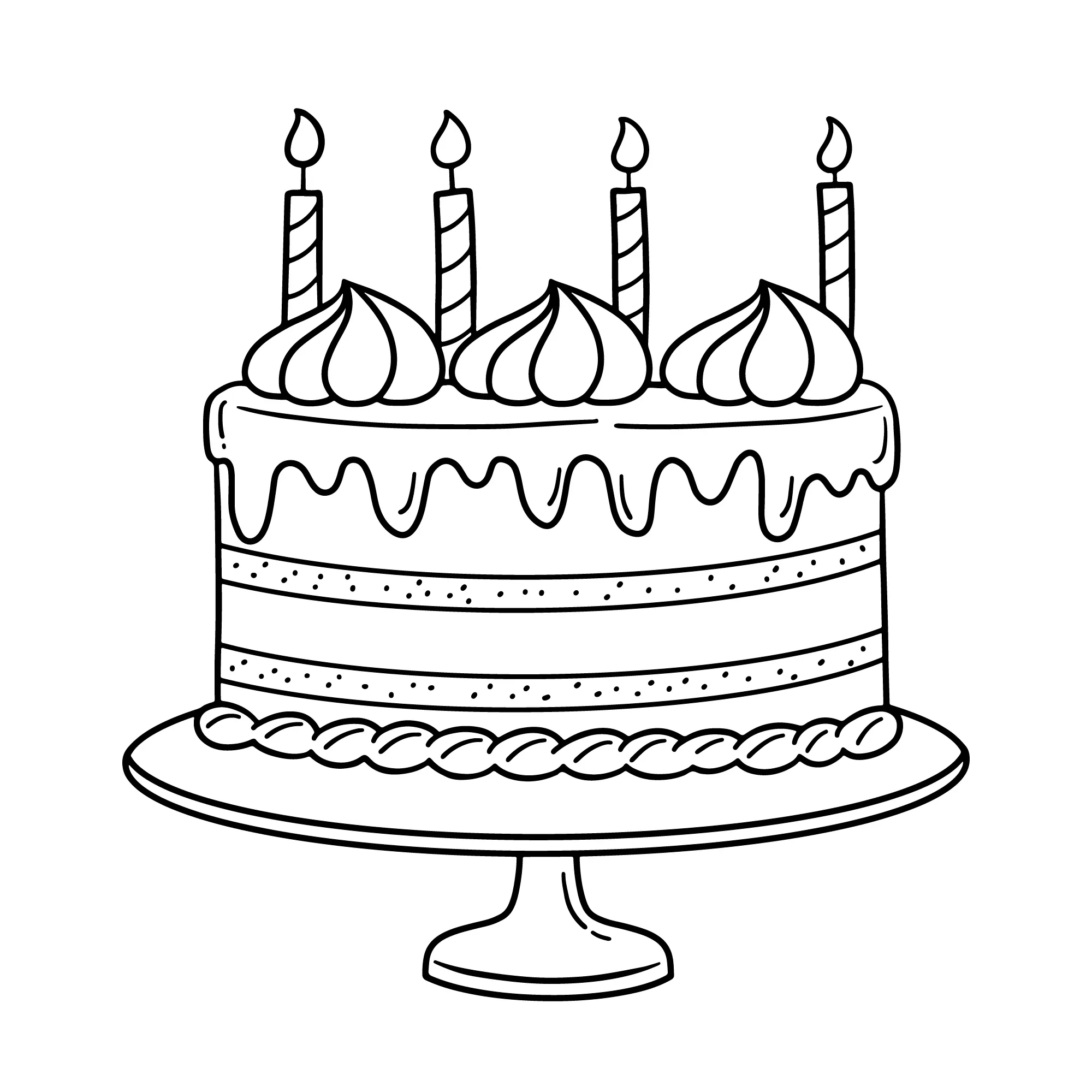 Birthday Coloring Pages – 017