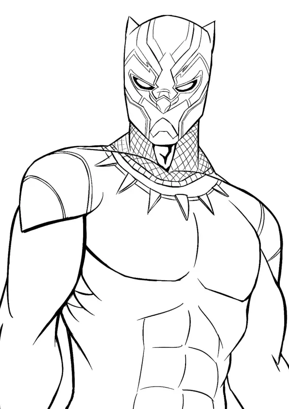 Black Panther Coloring Pages – 007