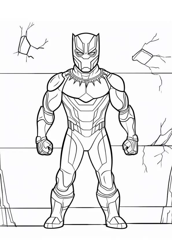 Black Panther Coloring Pages – 011