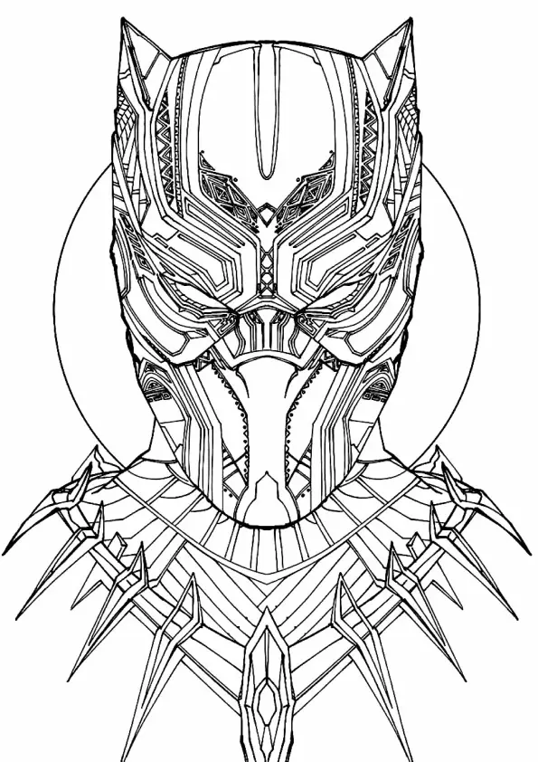 Black Panther Coloring Pages – 014