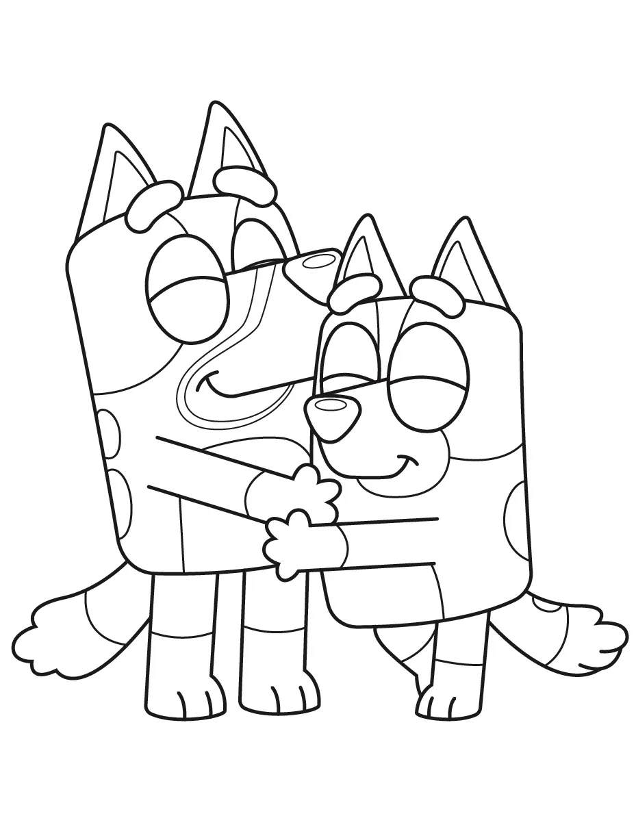 Bluey Coloring Pages – 008