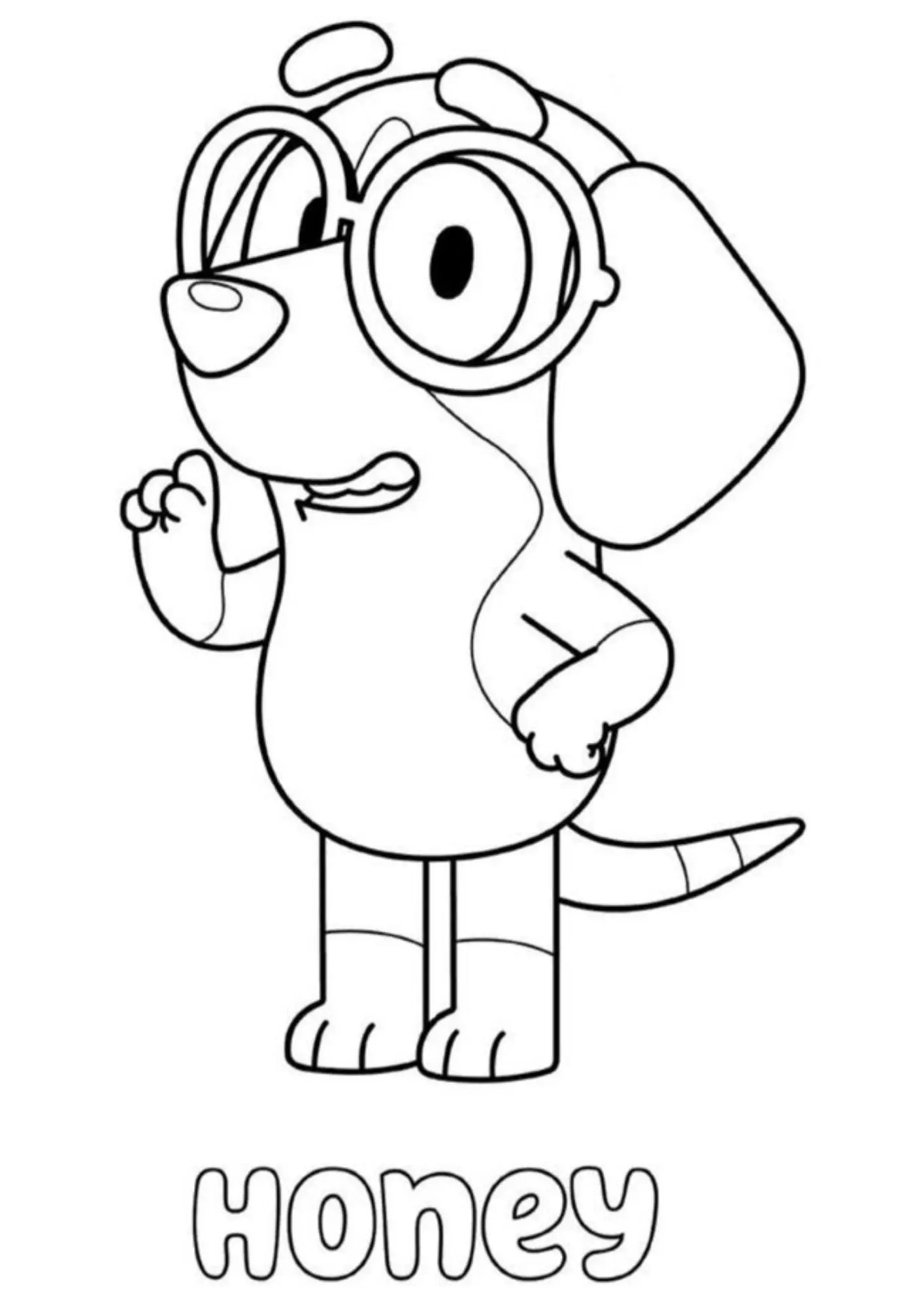 Bluey Coloring Pages – 018