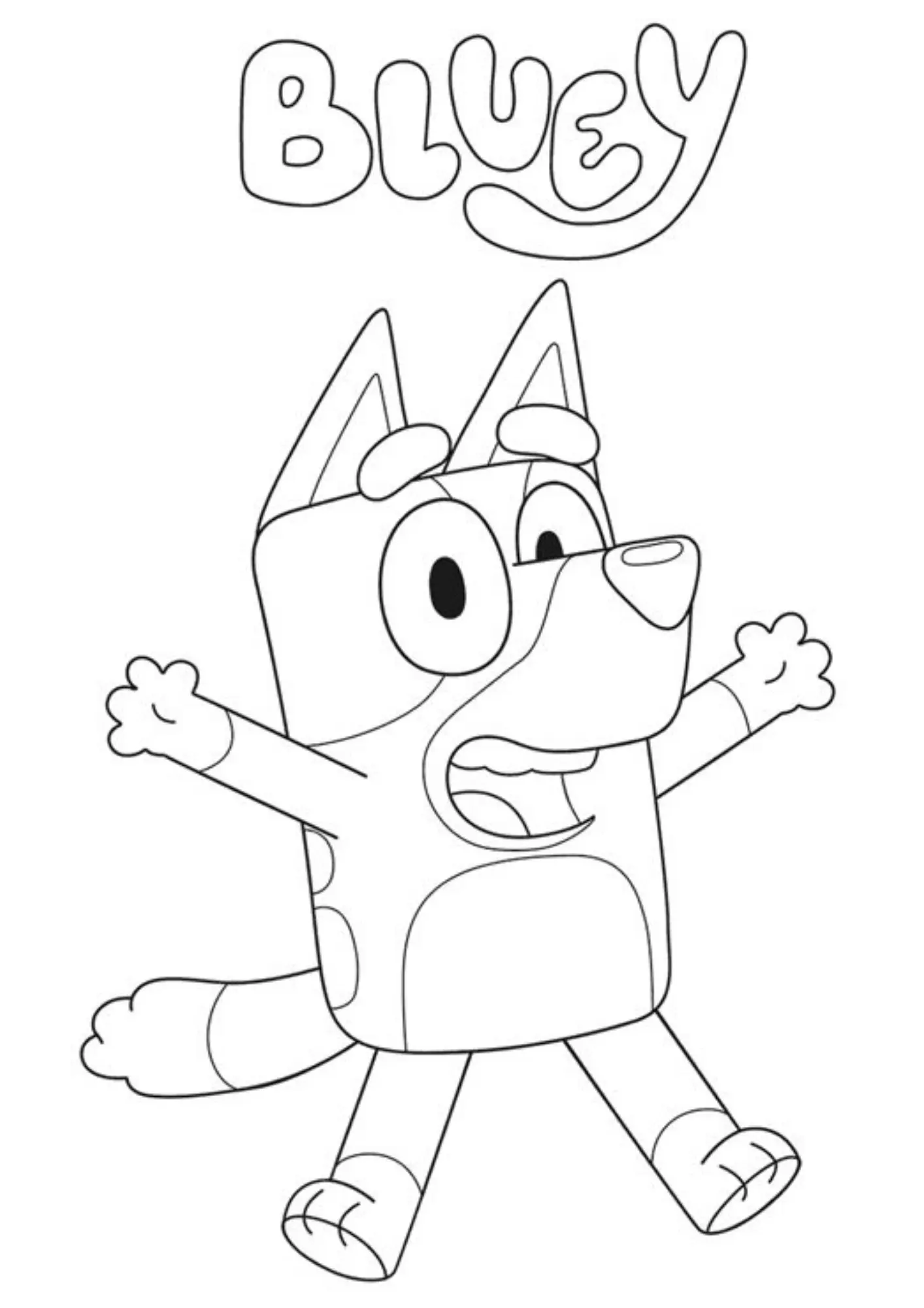 Bluey Coloring Pages – 031