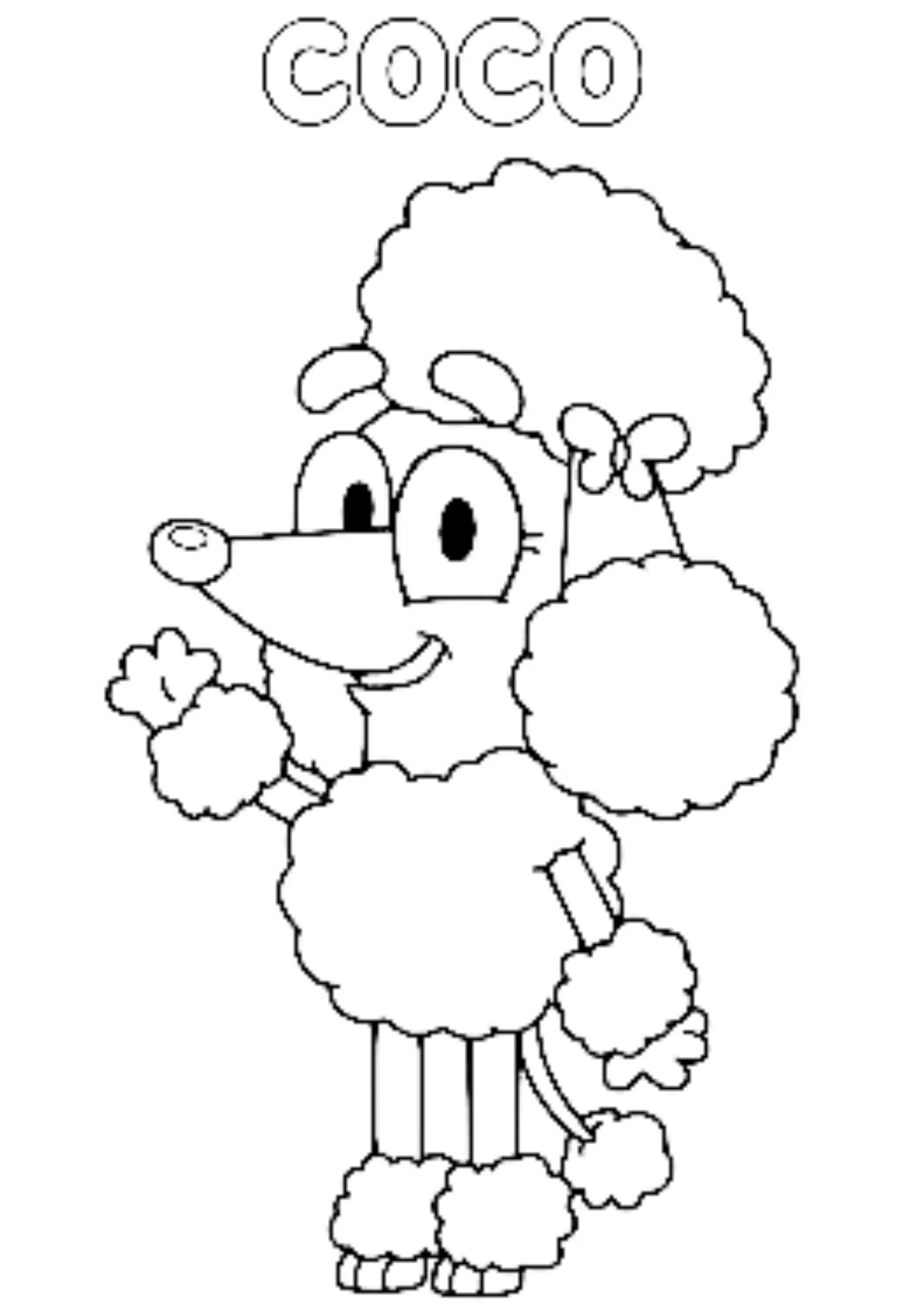 Bluey Coloring Pages – 041