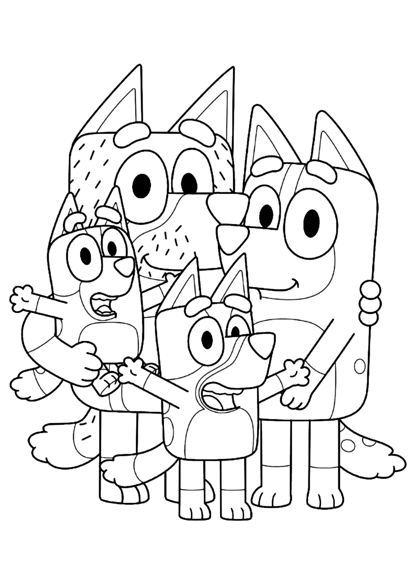 Bluey Coloring Pages – 042