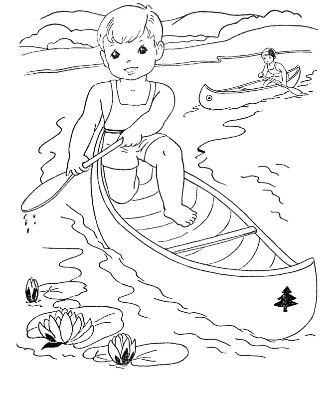 Boats Coloring Pages – 012