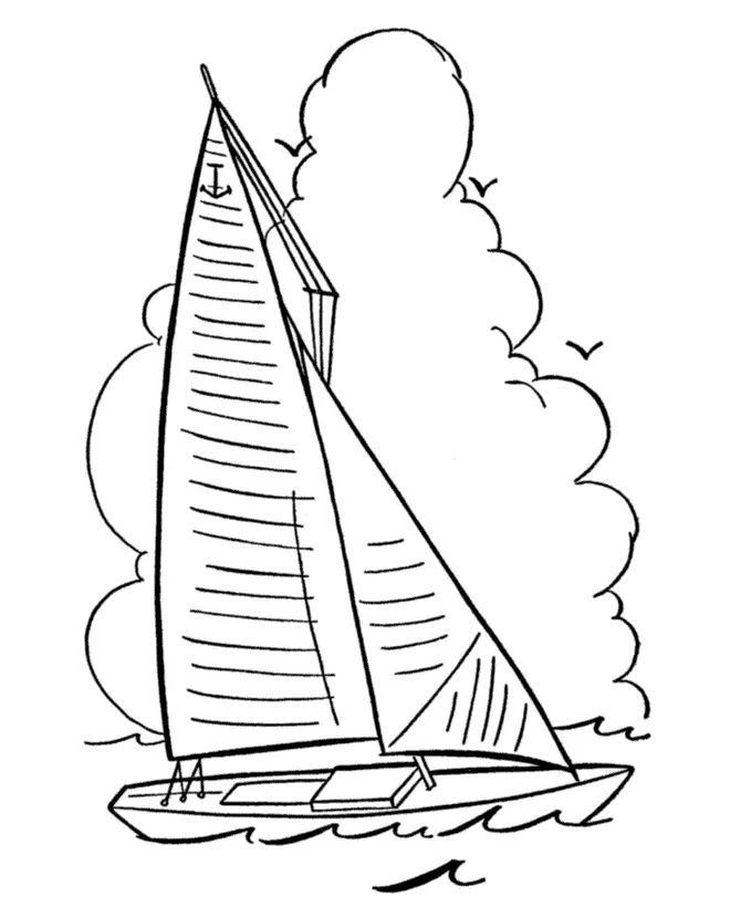 Boats Coloring Pages – 013